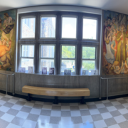 Luis Quintanilla Murals at Haag Hall