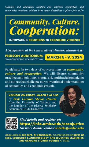 UMKC Economic Justice Flyer
