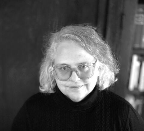 black and white image of alexis petri
