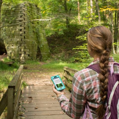Clio in use within a hiking trail