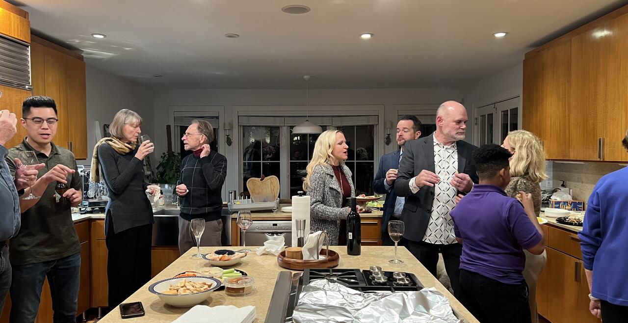Image of people at a party