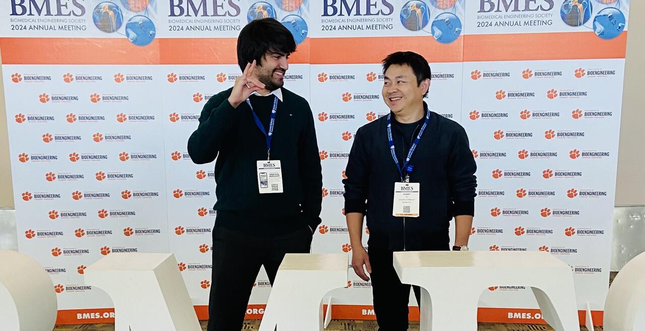 Attending BMES 2024 with Dr. Muzzio