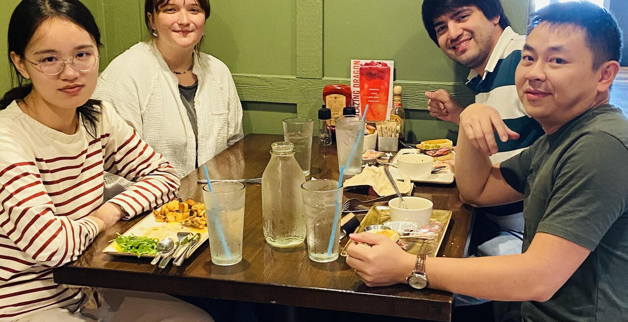 Our first group lunch with Dr. Muzzio_Sep 2024