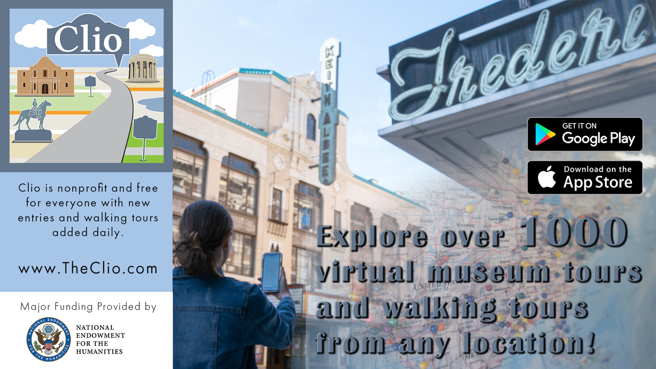 Clio offers free audio tours of historic sites