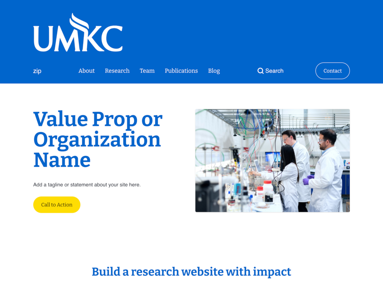 UMKC Zip screenshot