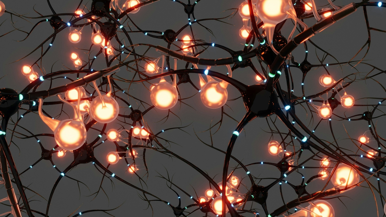 decorative image of stylized neurons